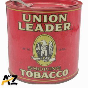 Vintage Round Union Leader Tobacco Tin
